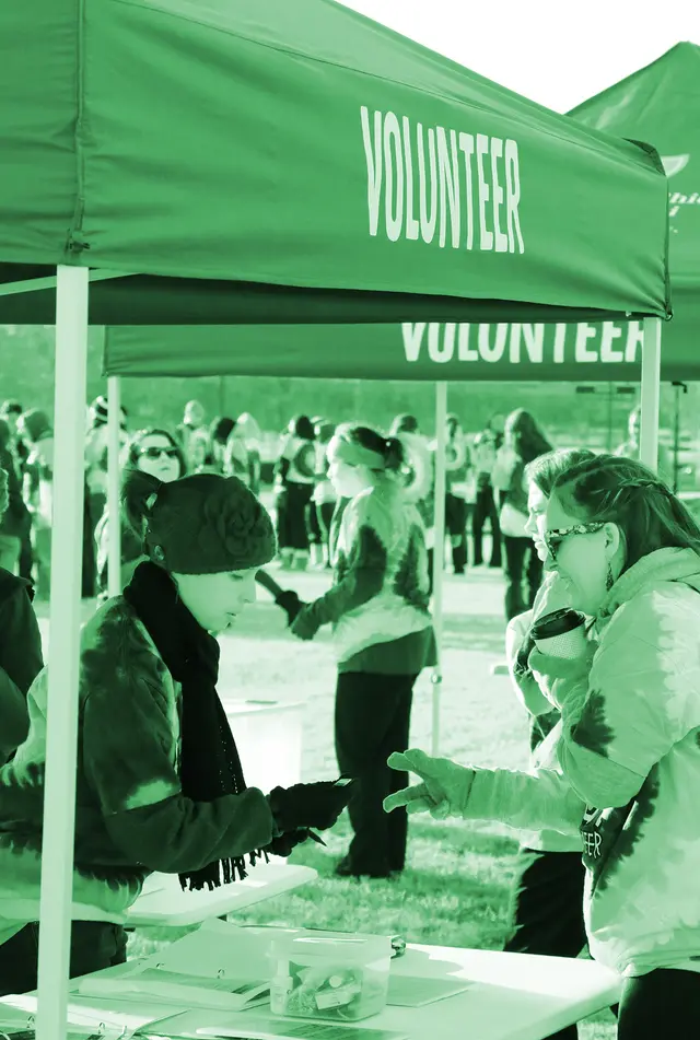Get Ready to Run - Volunteer Tent